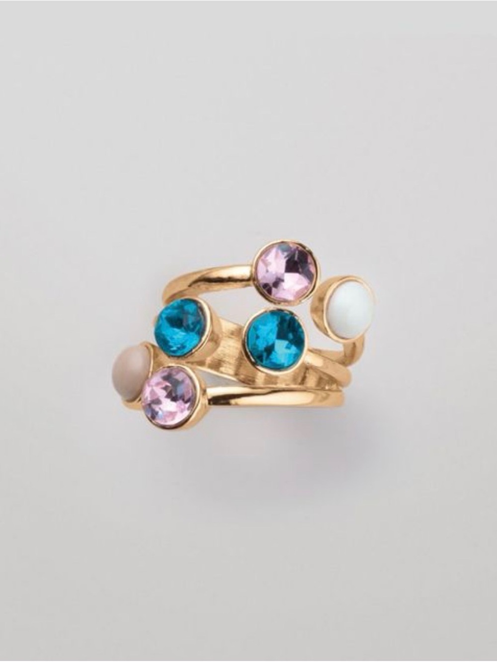AVON Acqua Rose Jewels Ring - Size 6